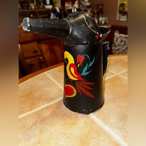 Folk Art Vintage Oil Can🕊️